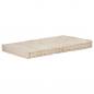 Preview: ARDEBO.de - Palettenkissen Baumwolle 120×80×10 cm Beige