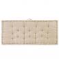 Preview: Palettenkissen Baumwolle 120×80×10 cm Beige