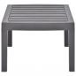 Preview: Gartentisch Mokka 78x55x38 cm Kunststoff