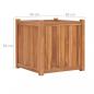 Preview: Hochbeet 50x50x50 cm Massivholz Teak