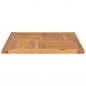 Preview: Tischplatte Massivholz Teak 70×70×2,5 cm 