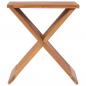 Preview: Klappbarer Hocker 40×32×45 cm Massivholz Teak