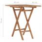 Preview: Gartentisch Klappbar 60×60×75 cm Massivholz Teak