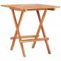 Preview: ARDEBO.de - Bistrotisch Klappbar 60x60x65 cm Massivholz Teak