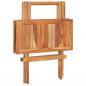 Preview: Bistrotisch Klappbar 60x60x65 cm Massivholz Teak