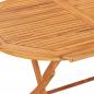 Preview: Gartentisch Klappbar 160×80×75 cm Massivholz Teak