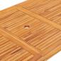 Preview: Gartentisch Klappbar 160×80×75 cm Massivholz Teak