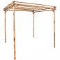 Preview: ARDEBO.de - Pergola Bambus 170×170×220 cm 