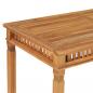 Preview: Garten-Esstisch 110x65x80 cm Massivholz Teak