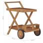 Preview: Teewagen Massivholz Teak 