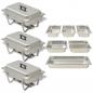 Preview: ARDEBO.de - Chafing Dish Set 3-tlg. Edelstahl