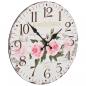 Preview: Vintage Wanduhr Blumen 30 cm