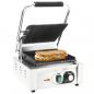 Preview: ARDEBO.de - Gerillter Panini-Grill Edelstahl 1800 W 31x30,5x20 cm