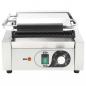 Preview: Gerillter Panini-Grill Edelstahl 1800 W 31x30,5x20 cm