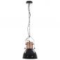 Preview: Deckenlampe 2 Stk. Schwarz Rund E27