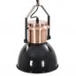 Preview: Deckenlampe 2 Stk. Schwarz Rund E27