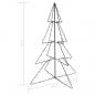 Preview: Weihnachtsbaum in Kegelform 240 LEDs Indoor Outdoor 115x150 cm