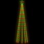 Preview: Weihnachtsbaum in Kegelform 400 LEDs Bunt 100x360 cm