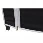 Preview: Faltbarer Stoffschrank Schwarz 110 x 45 x 175 cm 