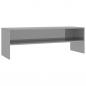 Preview: TV-Schrank Hochglanz-Grau 120x40x40 cm Holzwerkstoff