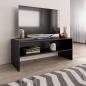 Preview: ARDEBO.de - TV-Schrank Schwarz 100x40x40 cm Holzwerkstoff