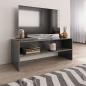 Preview: ARDEBO.de - TV-Schrank Hochglanz-Grau 100x40x40 cm Holzwerkstoff