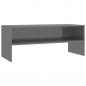 Preview: TV-Schrank Hochglanz-Grau 100x40x40 cm Holzwerkstoff