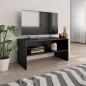 Preview: ARDEBO.de - TV-Schrank Schwarz 80x40x40 cm Holzwerkstoff