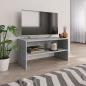 Preview: ARDEBO.de - TV-Schrank Betongrau 80x40x40 cm Holzwerkstoff