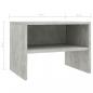 Preview: Nachttische 2 Stk. Betongrau 40x30x30 cm Holzwerkstoff