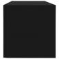 Preview: Schallplatten-Aufbewahrungsbox Schwarz 71x34x36cm Holzwerkstoff