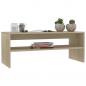 Preview: Couchtisch Sonoma-Eiche 100x40x40 cm Holzwerkstoff