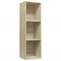 Preview: Bücherregal/TV-Schrank Sonoma Eiche 36x30x114 cm Holzwerkstoff