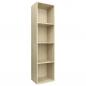 Preview: Bücherregal/TV-Schrank Sonoma-Eiche 36x30x143 cm Holzwerkstoff