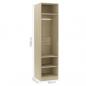 Preview: Kleiderschrank Sonoma-Eiche 50x50x200 cm Holzwerkstoff