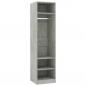 Preview: Kleiderschrank Betongrau 50x50x200 cm Holzwerkstoff