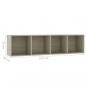 Preview: Bücherregal/TV-Schrank Sonoma-Eiche 143×30×36 cm