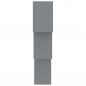 Preview: Cube Wandregale Grau 68x15x68 cm Holzwerkstoff