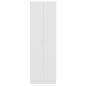 Preview: Büroschrank Hochglanz-Weiß 60x32x190 cm Holzwerkstoff
