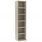 Preview: CD-Schrank Sonoma-Eiche 21x20x88 cm Holzwerkstoff