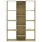 Preview: Raumteiler/Bücherregal Sonoma-Eiche 100x24x140 cm Holzwerkstoff