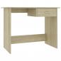 Preview: Schreibtisch Sonoma-Eiche 100x50x76 cm Holzwerkstoff