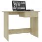 Preview: Schreibtisch Sonoma-Eiche 100x50x76 cm Holzwerkstoff