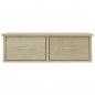 Preview: Wand-Schubladenregal Sonoma-Eiche 60x26x18,5 cm Holzwerkstoff