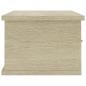 Preview: Wand-Schubladenregal Sonoma-Eiche 60x26x18,5 cm Holzwerkstoff