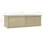 Preview: Wand-Schubladenregal Sonoma-Eiche 60x26x18,5 cm Holzwerkstoff