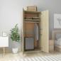 Preview: Kleiderschrank Sonoma-Eiche 80x52x180 cm Holzwerkstoff