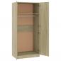 Preview: Kleiderschrank Sonoma-Eiche 80x52x180 cm Holzwerkstoff