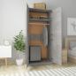 Preview: Kleiderschrank Betongrau 90x52x200 cm Holzwerkstoff