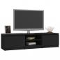 Preview: TV-Schrank Schwarz 140x40x35,5 cm Holzwerkstoff